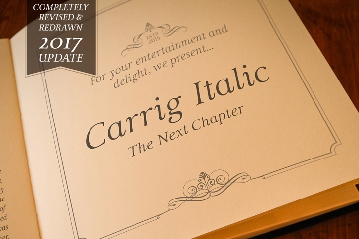 Carrig Italic 2 Elegant Serif Font Download