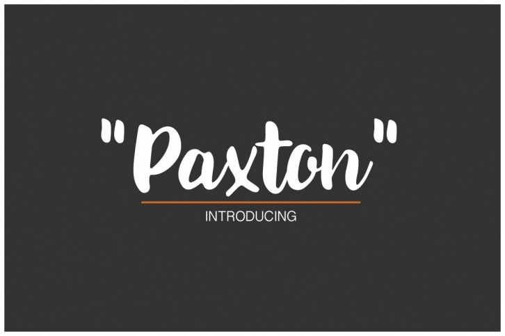 Paxton Font Download