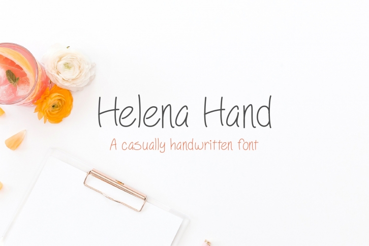 Helena Hand Casual Font Download
