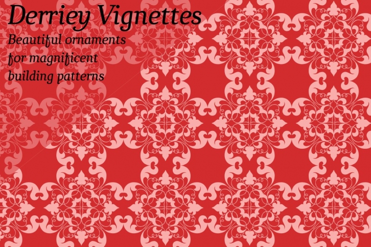 Derriey Vignettes Font Download