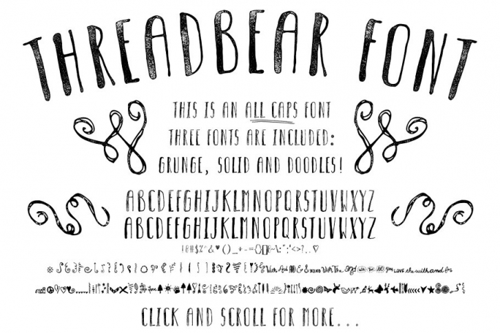 Threadbear Font Download