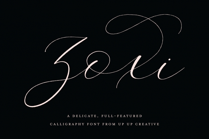 Zoxi, a Calligraphy Script Font Download
