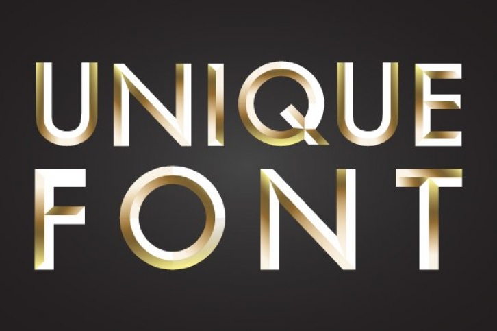 Unique font, letters and numbers Font Download