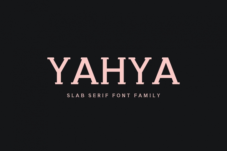 Yahya Slab Serif Family Font Download
