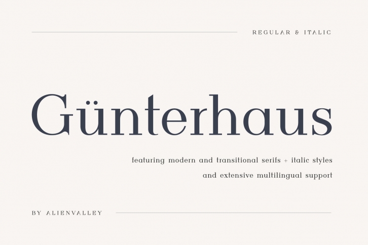 Gunterhaus Font Download