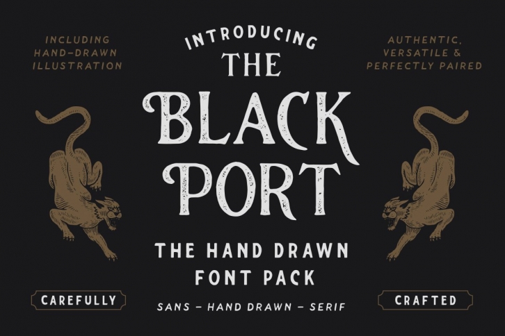 The Blackport Pack! (+EXTRA) Font Download