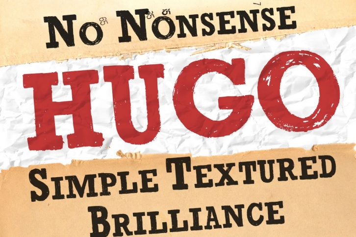 Brush Serif -Hugo *HAND PAINTED* Font Download