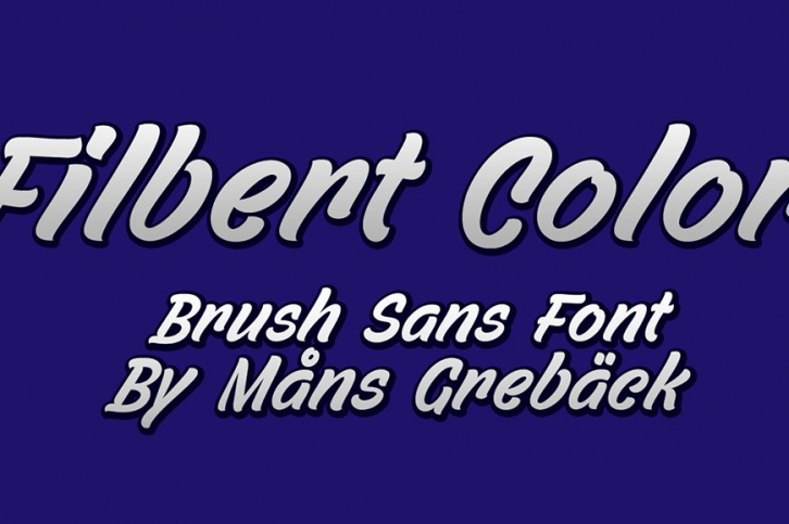 Filbert Color Font Download