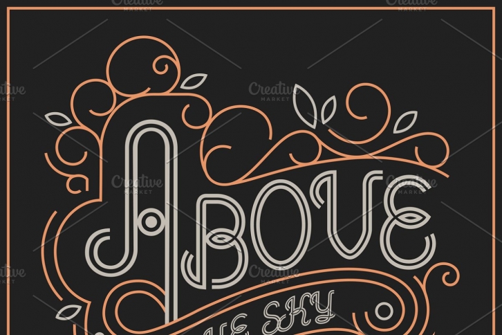 Typeface Above the Clouds Font Download