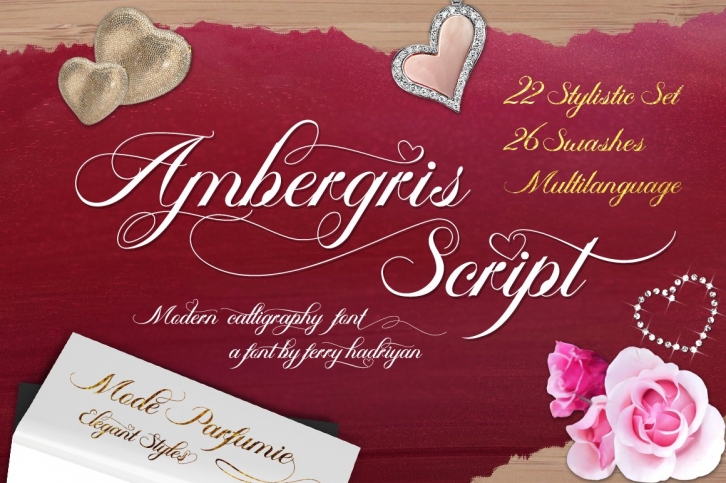 Ambergris Script Font Download