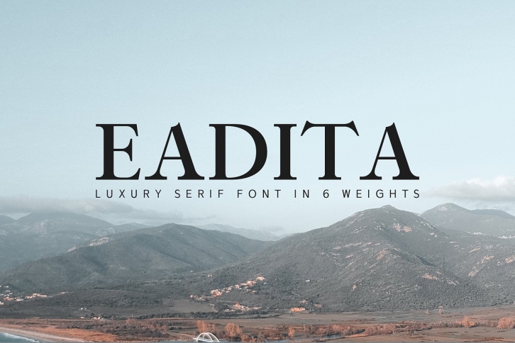 Eadita Luxury Serif Family Font Download