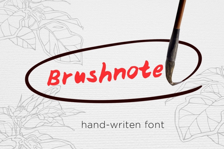 Brushnote font Font Download