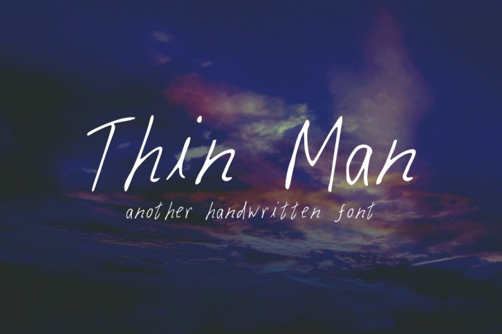 Thin Man Font Download