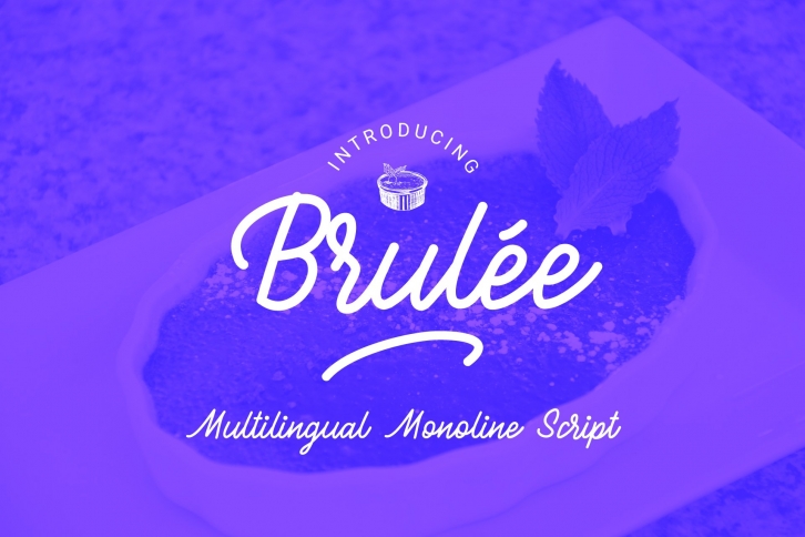 Brulée Monoline Script Font Download
