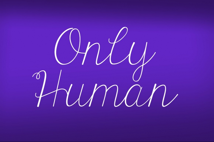 KG Only Human Font Download
