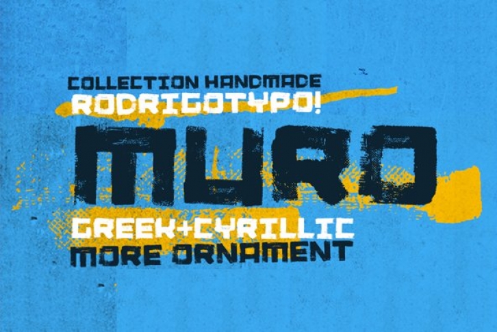 Muro+Ornament /Cyrillic+Greek Font Download