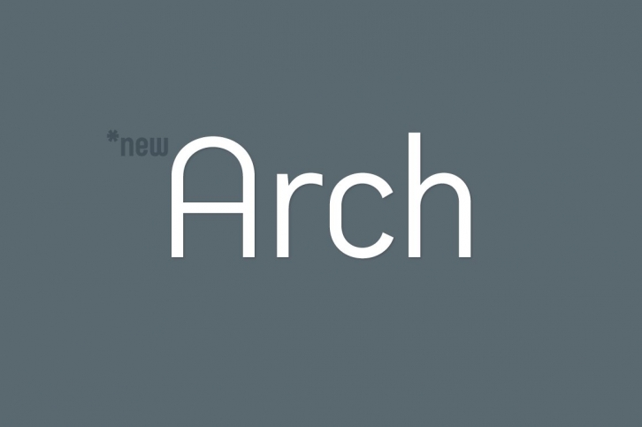 Arch Font Download