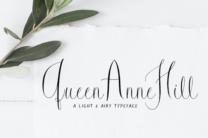 Queen Anne Hill Font Download