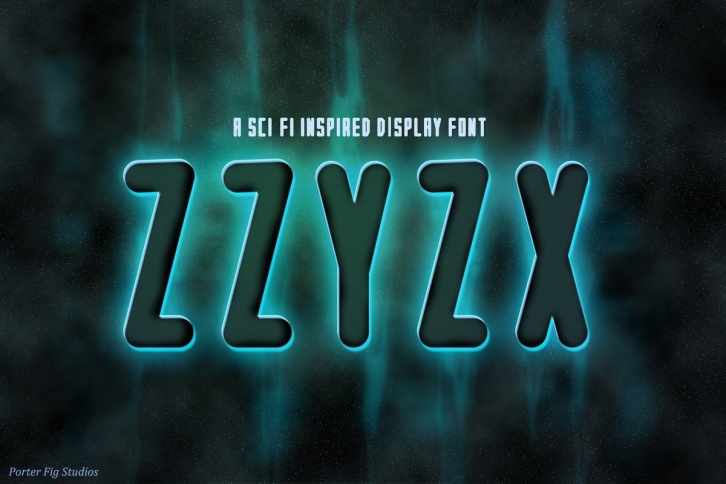 ZZYZX Sci-fi Inspired Display Font Download