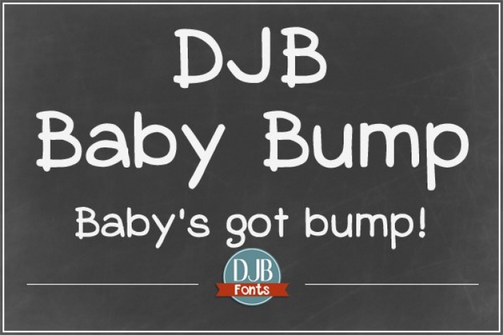 DJB Baby Bump Font Download