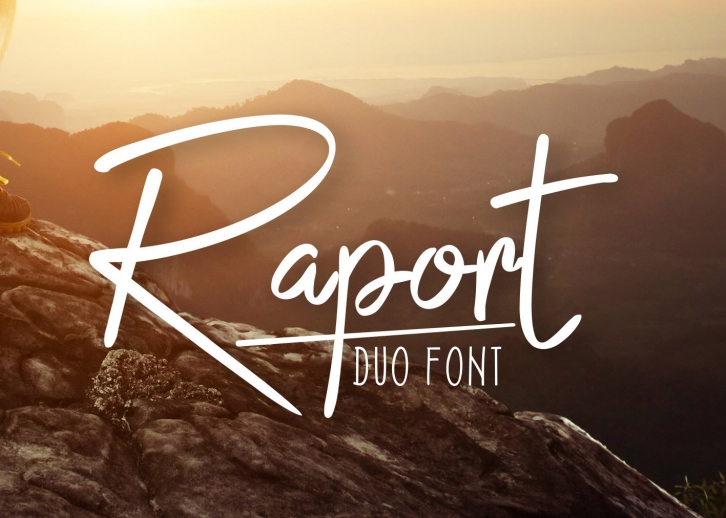 Raport Script (Duo + Extra) Font Download