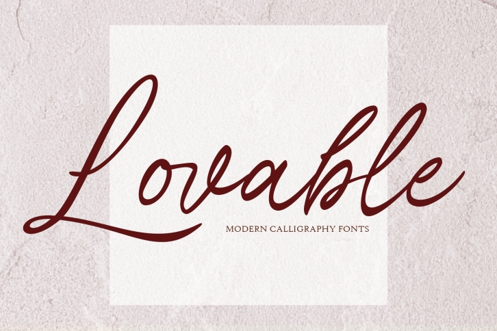 Lovable Script Font Download