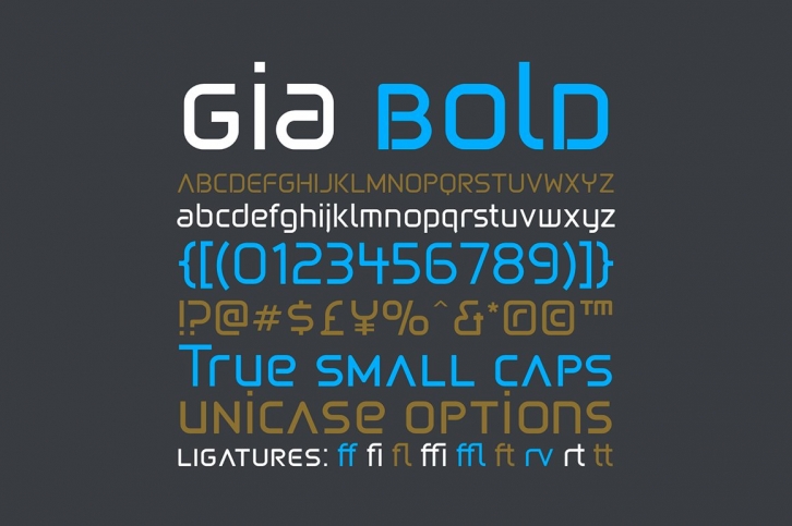 Gia Bold Font Download