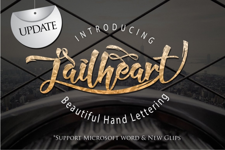 Jailheart Hand Lettering + bonus Font Download
