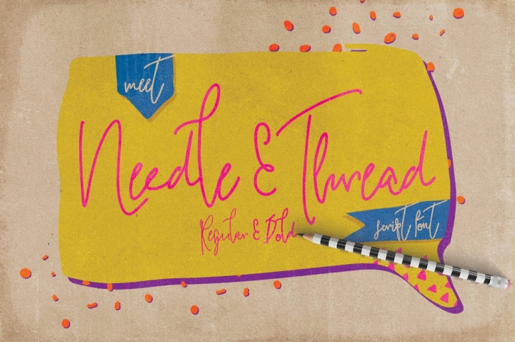 Needle  Thread Family Font Download