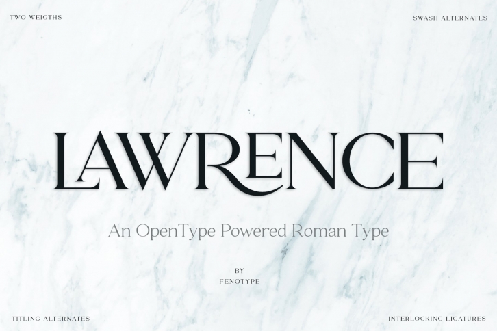 Lawrence Modern Roman Font Download