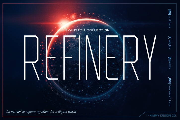 Refinery Typeface + Icons Font Download