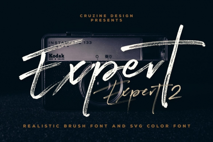 Expert Brush  SVG Font Download