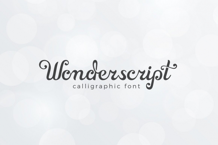 Wonderscript Calligraphic Font Download