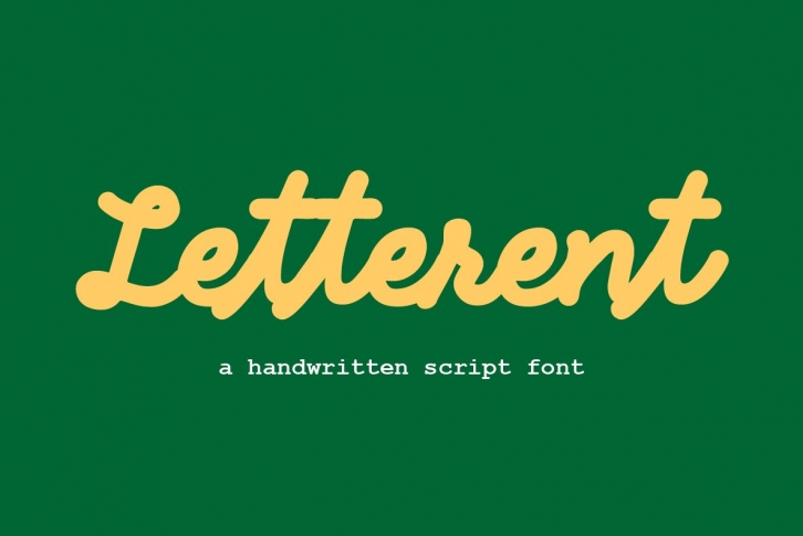 Letterent Script Font Download