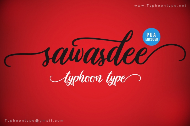 Sawasdee font Font Download