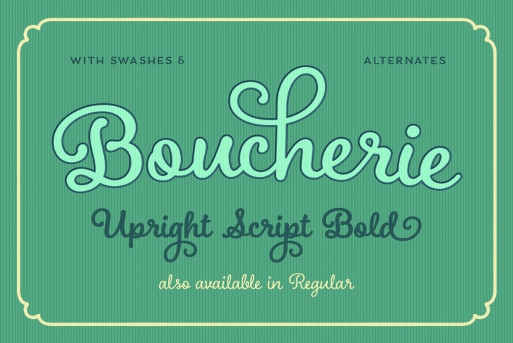Boucherie Cursive Bold Font Download