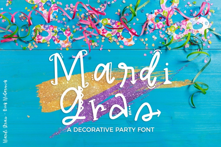 Mardi Gras Party Font Download