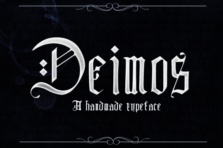 DEIMOS, a Blackletter Typeface Font Download