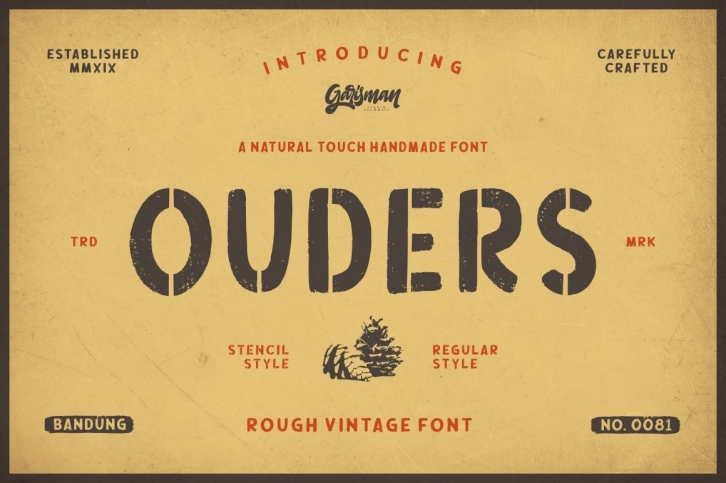 OUDERS Font Download