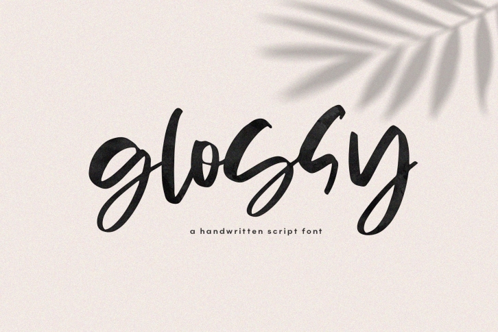 Glossy Font Download