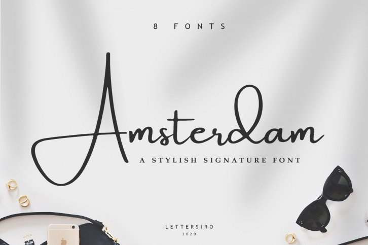 Amsterdam 8 Elegant Font Download