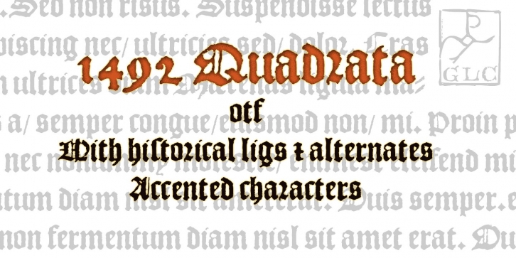 1492 Quadrata OTF Font Download