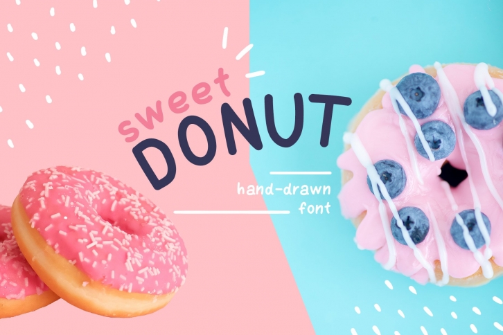 Hand drawn playful font Font Download