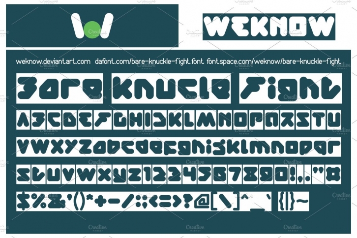 Bare Knuckle Fight Font Download