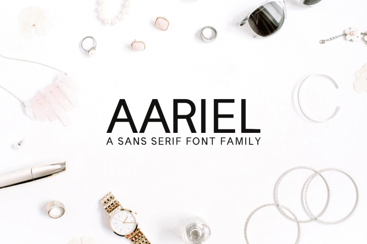 Aariel Sans Serif 7 Family Pack Font Download