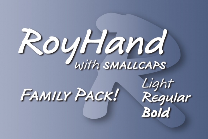 RoyHand Family Pack Font Download