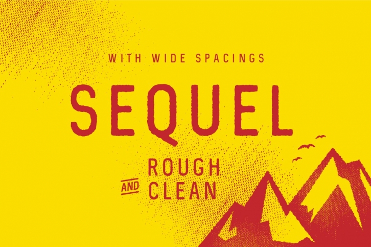 Sequel rough  clean Font Download