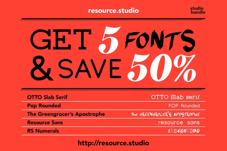 resource.studio bundle Font Download
