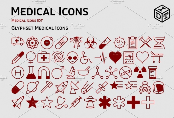 Medical Icons + Web(Free) Font Download