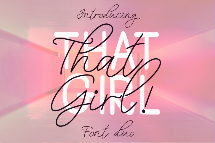 That Girl Duo Font Download
